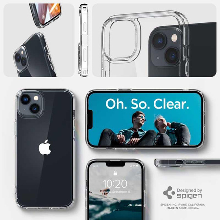 Spigen Ultra Hybrid - tok iPhone 15 Plus / iPhone 14 Plus készülékhez (átlátszó)
