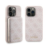 Guess Bundle Pack MagSafe 4G Metal Gold Logo - Case Set + Power Bank 5000mAh MagSafe iPhone 15 Pro Max (pink)