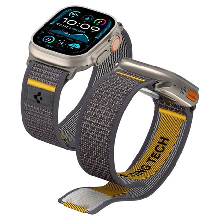 Spigen Athlex Air - Bracelet pour Apple Watch 44/45/46/49 mm (Active Gray)