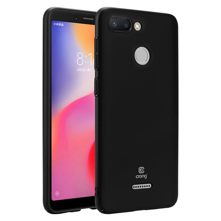 Crong Smooth Skin - Xiaomi Redmi 6 Case (black)