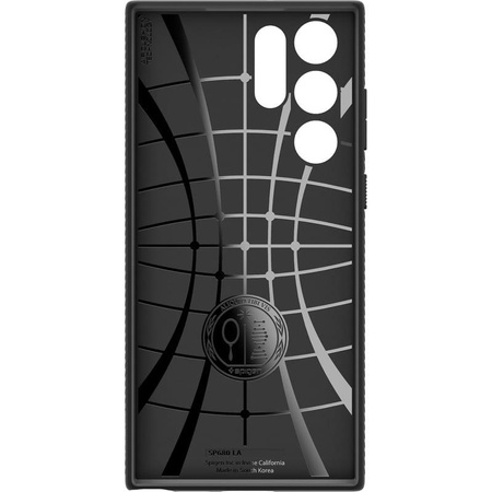 Spigen Liquid Air - Gehäuse für Samsung Galaxy S22 Ultra (Schwarz)