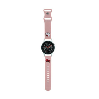 Hello Kitty Silicone Kitty Head - Bracelet universel pour smartwatch 22 mm (rose)