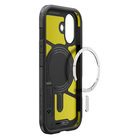 ETUI DO IPHONE 17 do MAGSAFE SPIGEN TOUGH ARMOR ORYGINALNE CZARNE CASE