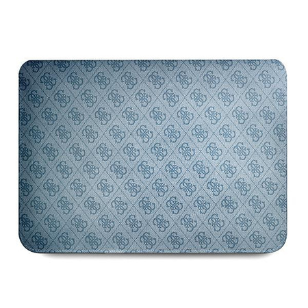 Guess 4G Uptown Triangle Logo Sleeve - Sacoche pour ordinateur portable 16" (bleu)