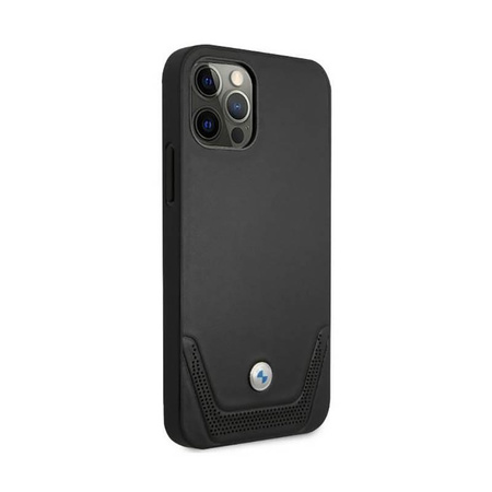 BMW Leather Perforate - iPhone 12 / iPhone 12 Pro Case (black)