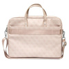 Guess Saffiano 4G Triangle Logo Computer Bag - 16" Notebook Bag (pink)