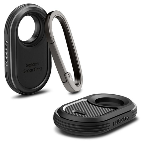 Spigen Rugged Armor - Étui pour Samsung Galaxy SmartTag 2 (Noir)