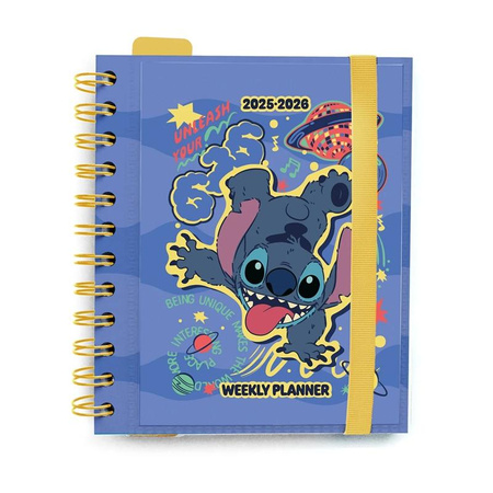 Disney Stitch - Calendrier / semainier A5 2025/2026