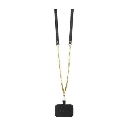 Guess Crossbody 4G Metal Logo - pouzdro pro iPhone 15 Plus (černé)