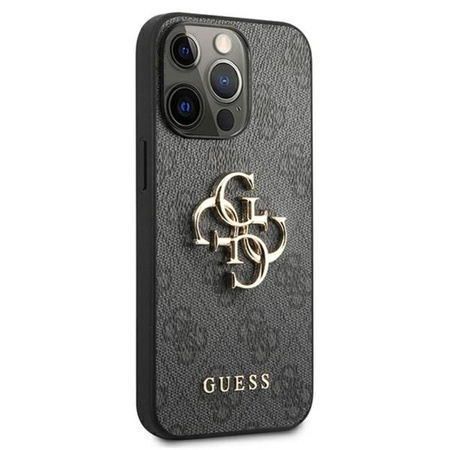 Guess 4G Big Metal Logo - iPhone 13 Pro Tasche (grau)