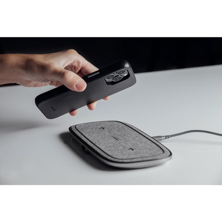 Moshi Overture - 3-in-1-Hülle mit Flip Cover iPhone 13 Pro (antibakterielles NanoShield™) (Jet Black)
