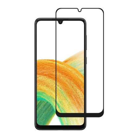 Crong 7D Nano Flexible Glass - Bruchsicheres 9H Hybridglas für den gesamten Bildschirm des Samsung Galaxy A33 5G