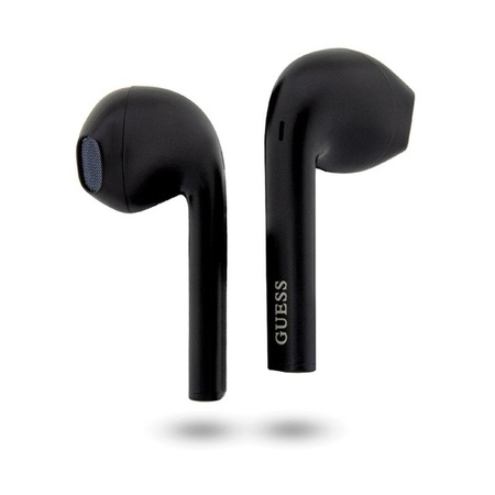 Guess True Wireless Script Logo BT5.3 - TWS Kopfhörer + Ladecase (schwarz)