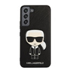 Karl Lagerfeld Saffiano Ikonik Patch - pouzdro pro Samsung Galaxy S22 (černé)