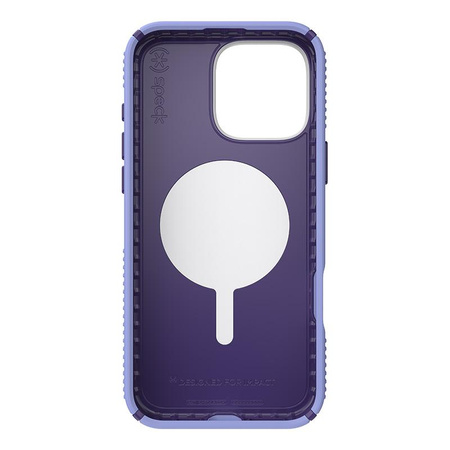 Speck Presidio2 Grip ClickLock & MagSafe - Coque iPhone 16 Pro Max (Future Lavender / Cassis Purple / White)