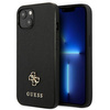 Guess Saffiano 4G Small Metal Logo - Étui pour iPhone 13 (noir)