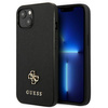 Guess Saffiano 4G Small Metal Logo - étui pour iPhone 13 mini (noir)