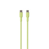 PURO ICON Soft Cable - kabel USB-C na USB-C 1,5 m (Matcha Green)