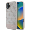 Guess 4G Bottom Stripe - Coque iPhone 16 (rose)