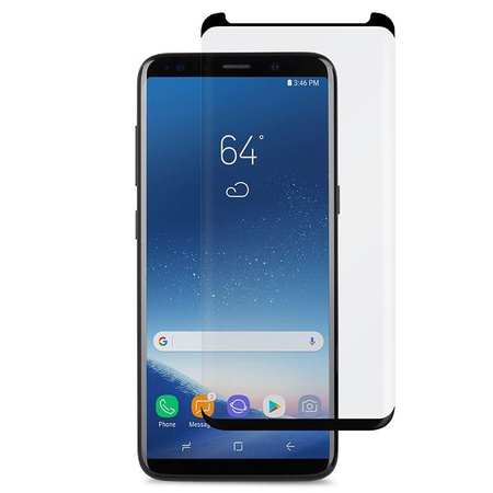Moshi IonGlass - Verre de protection d'écran pour Samsung Galaxy S9 (Noir)