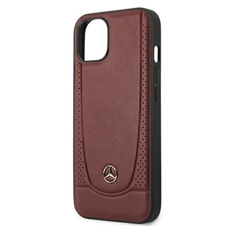 Mercedes Leather Urban Line - pouzdro pro iPhone 13 mini (červené)