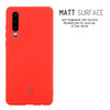 Crong Soft Skin Hülle - Huawei P30 Gehäuse (rot)