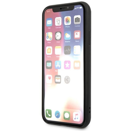 Karl Lagerfeld Saffiano Karl & Choupette Heads - iPhone Xs / X Case (black)