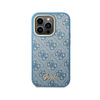 Guess 4G Metal Camera Outline Case - pouzdro pro iPhone 14 Pro (modré)