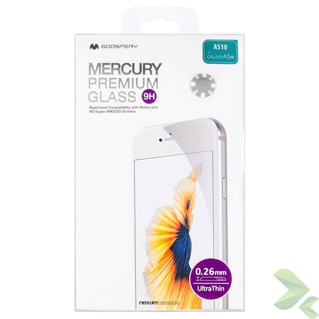 Verre Mercury Premium - Verre de sécurité trempé 9H Samsung Galaxy A5 (2016)