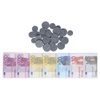 Eddy Toys - EUR banknotes and coins for fun / games 90 pcs.