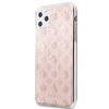 Guess 4G Peony Solid Glitter - pouzdro pro iPhone 11 Pro Max (růžové)