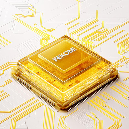 WEKOME WP-U172 - 3v1 bezdrátová nabíječka s MagSafe pro iPhone, Apple Watch a AirPods + zrcátko (Žlutá)