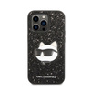 Karl Lagerfeld NFT Glitter Choupette Patch - pouzdro pro iPhone 14 Pro (černé)