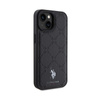 US Polo Assn Yoke Pattern - iPhone 15 Case (black)