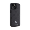 US Polo Assn Yoke Pattern - Etui iPhone 15 (czarny)