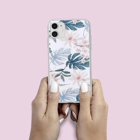 ETUI KWIATY DO IPHONE 11, Crong Wielokolorowe, Eleganckie, Kwiatowe, Case
