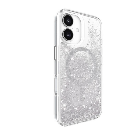 Case-Mate Waterfall MagSafe - Étui pour iPhone 16 (Argent)