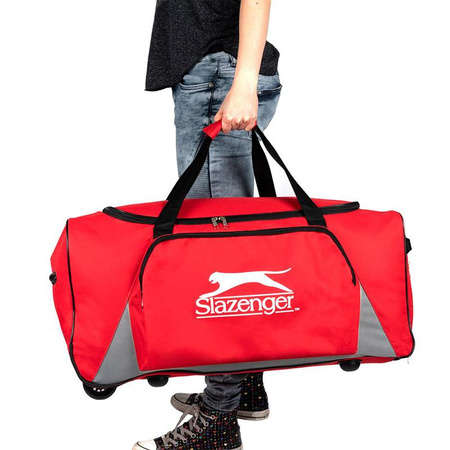 Slazenger - Sports travel bag on wheels (red)