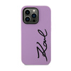 Karl Lagerfeld Silicone Signature - iPhone 11 Case (Purple)