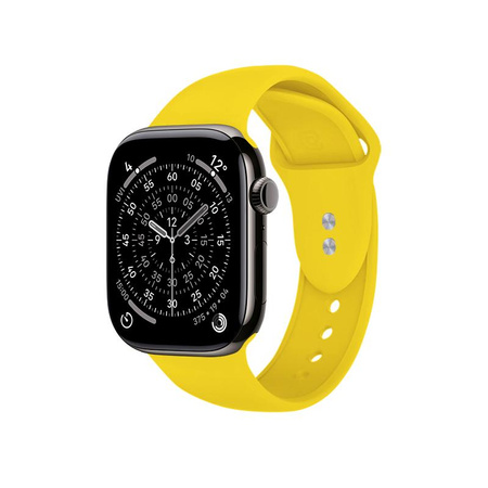 Crong Liquid - Strap for Apple Watch 38/40/41/42 mm (yellow)