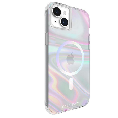 Case-Mate Soap Bubble MagSafe - Etui iPhone 15 Plus (Iridescent)