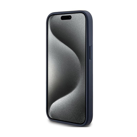 Guess 4G Triangle Metal Logo - iPhone 15 Plus Case (blue)