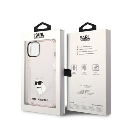 Karl Lagerfeld IML NFT Choupette - iPhone 14 Case (pink)