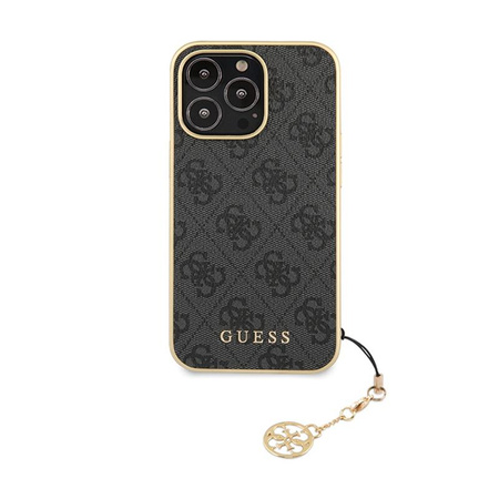 Guess 4G Charms Kollektion - iPhone 14 Pro Max Tasche (grau)