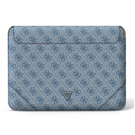 Guess 4G Uptown Triangle Logo Sleeve - Etui na notebooka 16" (niebieski)