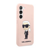 Karl Lagerfeld Silicone NFT Ikonik - pouzdro pro Samsung Galaxy S23+ (růžové)