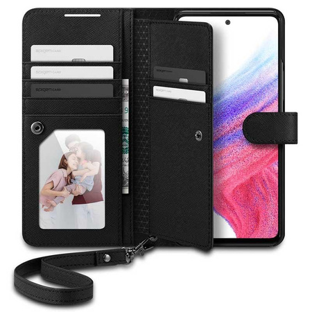 Spigen Wallet S - Etui pour Samsung Galaxy A53 5G (Noir)