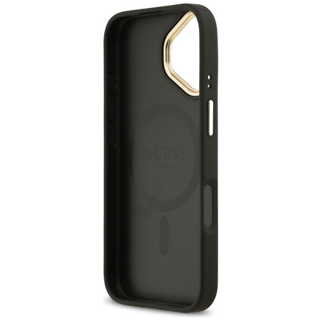 ETUI DO IPHONE 17 do MAGSAFE GUESS ORYGINALNE CZARNE ELEGANCKIE MODNE CASE