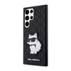 Karl Lagerfeld NFT Saffiano Monogram Choupette - Étui Samsung Galaxy S23 Ultra (noir)