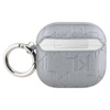 Karl Lagerfeld Monogram Choupette Head - pouzdro na AirPods 4 (stříbrné)
